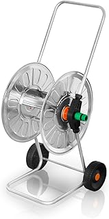 Bradas 8010943000113 AG212 60 m Schlauch Spule Trolley 212 ZN Agrati, Silber, 48x43x88 cm