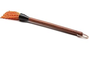 Outset Basting Brush with Rosewood Handle, BBQ Sauce Mop