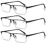 Anourney 3-Pack Reading Glasses for