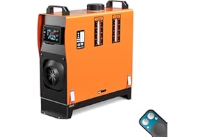 ECOJOY Diesel Heater 12V, Portable Diesel Heater 8KW with Remote Control, 1.32 Gal Fuel Tank Visible Fuel Level Diesel Heaters, Fast Heating for Camping Parking Garage RV Truck Boat Van Car Tent