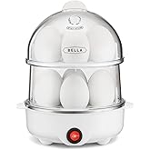 bella Rapid Electric Egg Cooker and Poacher with Auto Shut Off for Omelet, Soft, Medium and Hard Boiled Eggs, 14 Egg Capacity
