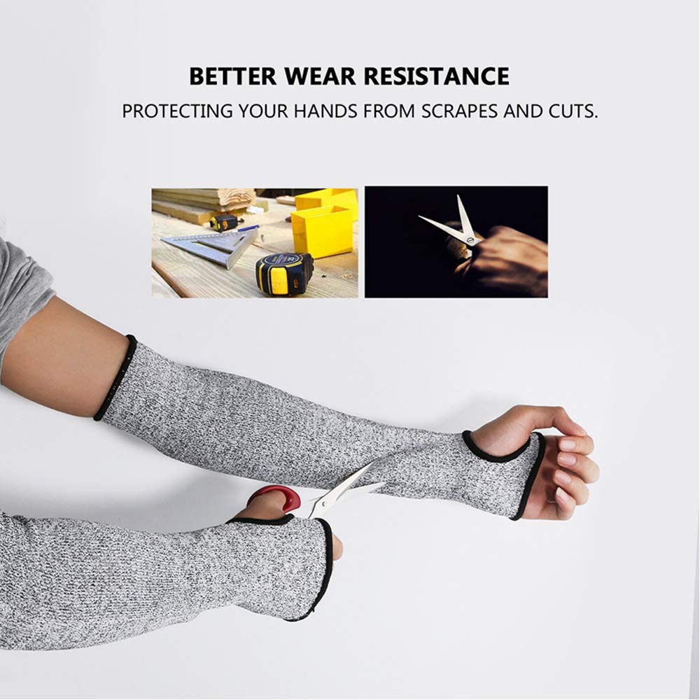 Cut Resistant Knit Sleeves with Thumb Slot - Image 4