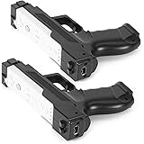 Motion Plus Compatible with Wii Games, Wii Controller, Shooting Games - Set of 2