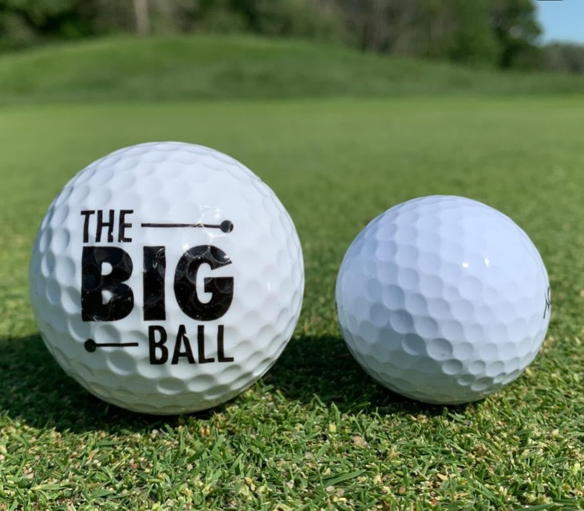 Photo 1 of Generic The Big Ball Golf Putting Trainer, Oversized Training Aid for Short Game Accuracy, Improve Club Putt Placement and Green Consistency, Men and Women Pro Golfer Accessories, White