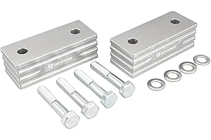 Bevinsee Front Hood Vent Space Riser Spacer Modification Kit Compatible with Jeep Cherokee XJ 1984-2001