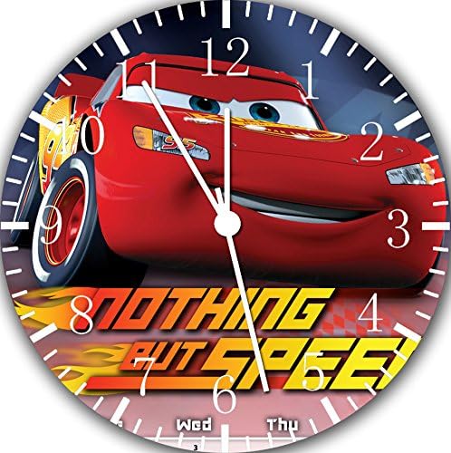 Disney Cars Mcqueen Frameless Borderless Wall Clock Z181 Nice For Gift or Room Wall Decor