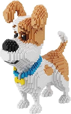 Amazon Co Jp キッズペットビルディングブロックかわいい犬の漫画アニメの人物3dモデルブロック子供教育玩具コレクションギフト2100ピース以上 スポーツ アウトドア