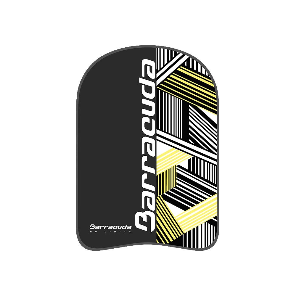 Barracuda Swimming Kickboard AQUAPOP STRIPS - Swim Training Aid, EVA, Floating Buoy, Chlorine Proof for Adults (YELLOW)