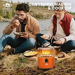 Campy Gear Chubby 2 In 1 Portable Propane Heater u0026 Stove, Outdoor Camping  Gas Stove Camp Tent Heater For Ice Fishing Backpacking Hiking Hunting  Survival Emergency (Orange , 9,000 BTU -Pro) on Galleon Philippines