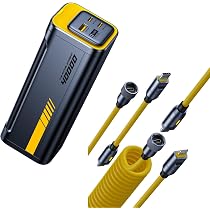 Amazon.com: AOHI 240W 8 in 1 USB C Cable & Lightning Cable Set ...