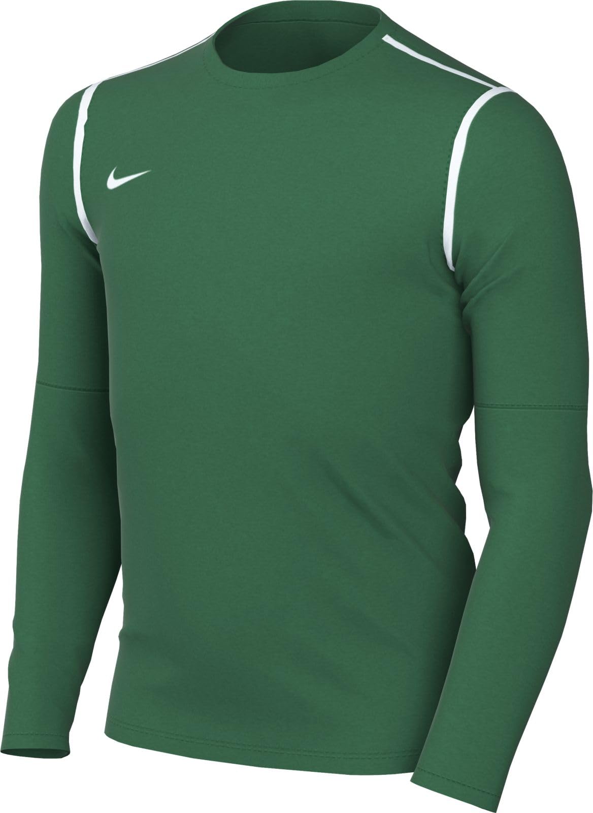 Nike FJ3008-302 Y NK DF PARK20 CREW TOP R Sweatshirt Unisex PINE GREEN/WHITE/WHITE Size M