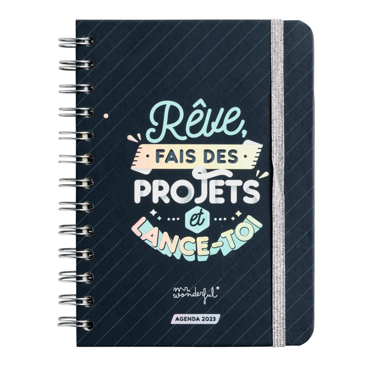 Mr. Wonderful - WOA2212295FRZ0 Classic 2023 Small Week to View Diary - Dream, Make Projects and Get Yourself