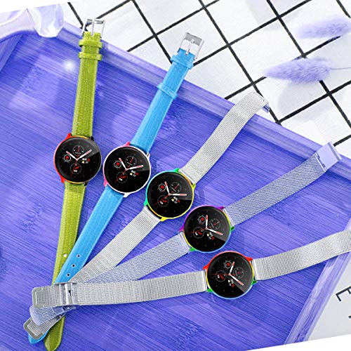 Haojavo 3 Pack Screen Protector Case for Samsung Galaxy Watch Active 2 44mm, Soft TPU Slim Fit Full Cover Screen Protector Case for Galaxy Watch Active 2 44mm Smartwatch Bands Accessories Black