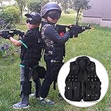 Kid/Children Nylon Tactical Vest 600D Outdoor Kids/Children Waistcoat Cs Field Combat Training Military Army Tactical Vest