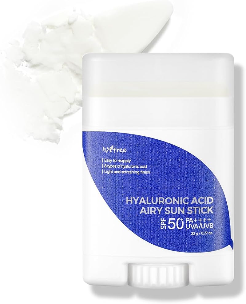 IsNtree Hyaluronic Acid Airy Sun Stick SPF 50+ PA++++ Portable Sunscreen