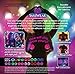 Sasswear Red Hearts Light Up LED Pasties Nipple Covers, Girlfriend Gift, White Elephant, Funny, Adult