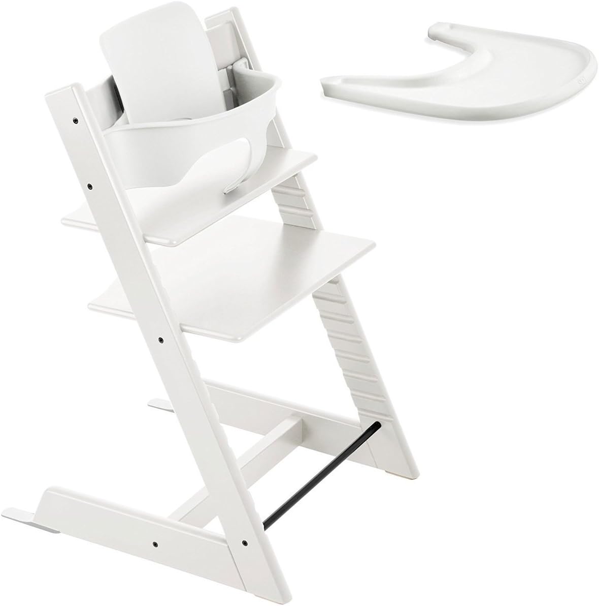 Stokke TRIPP TRAPP with Baby Set and Tray - White by Stokke