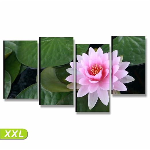 Quadri Lc Italia Fleur De Lotus Cadre Moderne Imprimé Sur