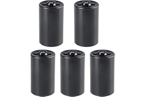 5pcs User Friendly AA to D Battery Adapter, Essential D Size Battery Adapter Spacers Case for Toy and Gadget Enthusiasts Batt