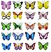 Fineder 20PCS Butterfly Rings for Kids, Adjustable Colorful Cute Rings for Little Girls, Children's Jewelry Set, Girl Pretend Play and Dress up Rings Little Girls Gift, No Repeating Colors