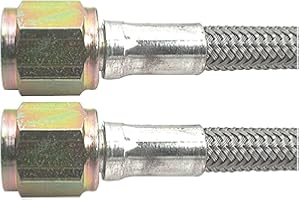 Allstar Performance ALL46400-9 9" 4 AN Braided Brake Line