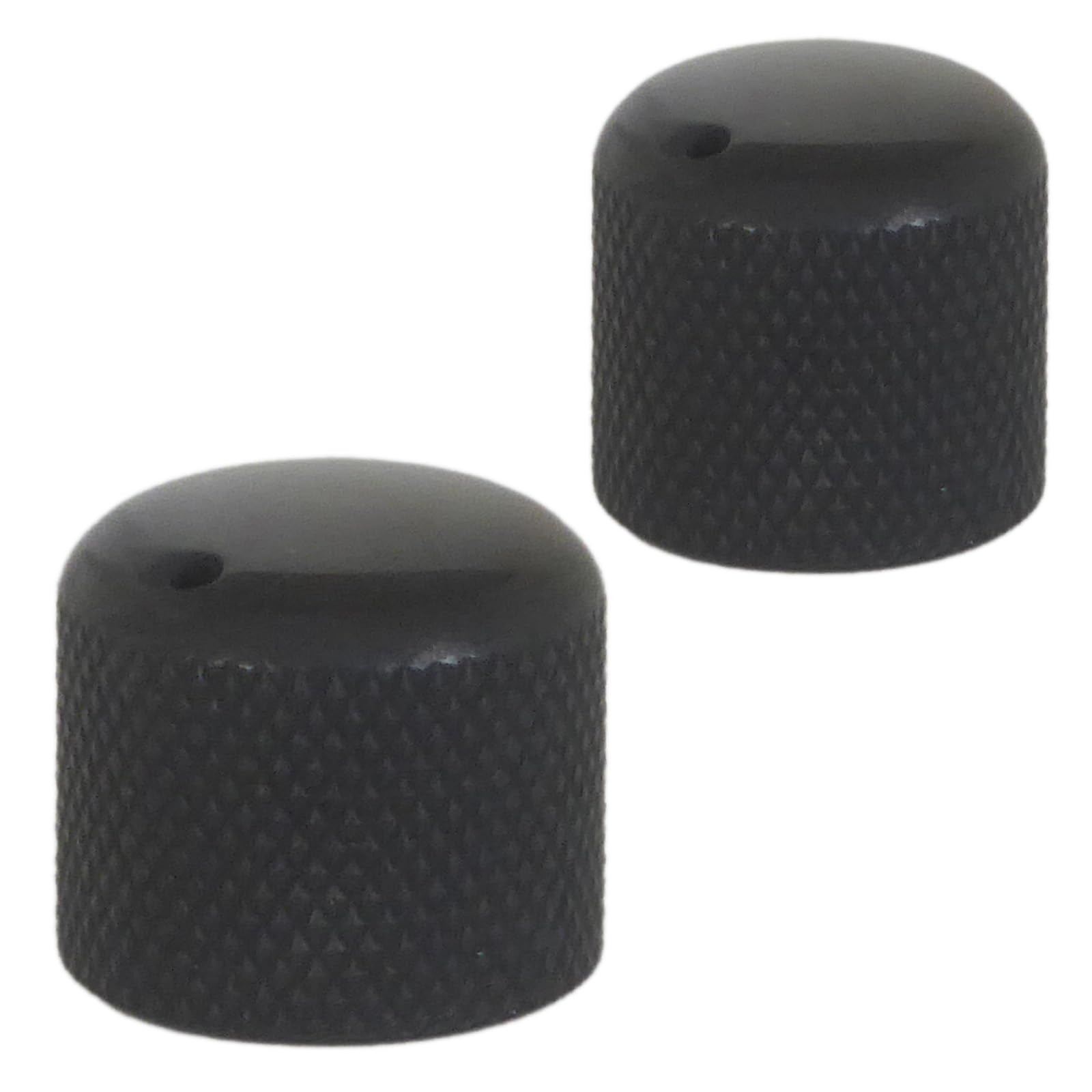 pair of Guitar control knob in black finish