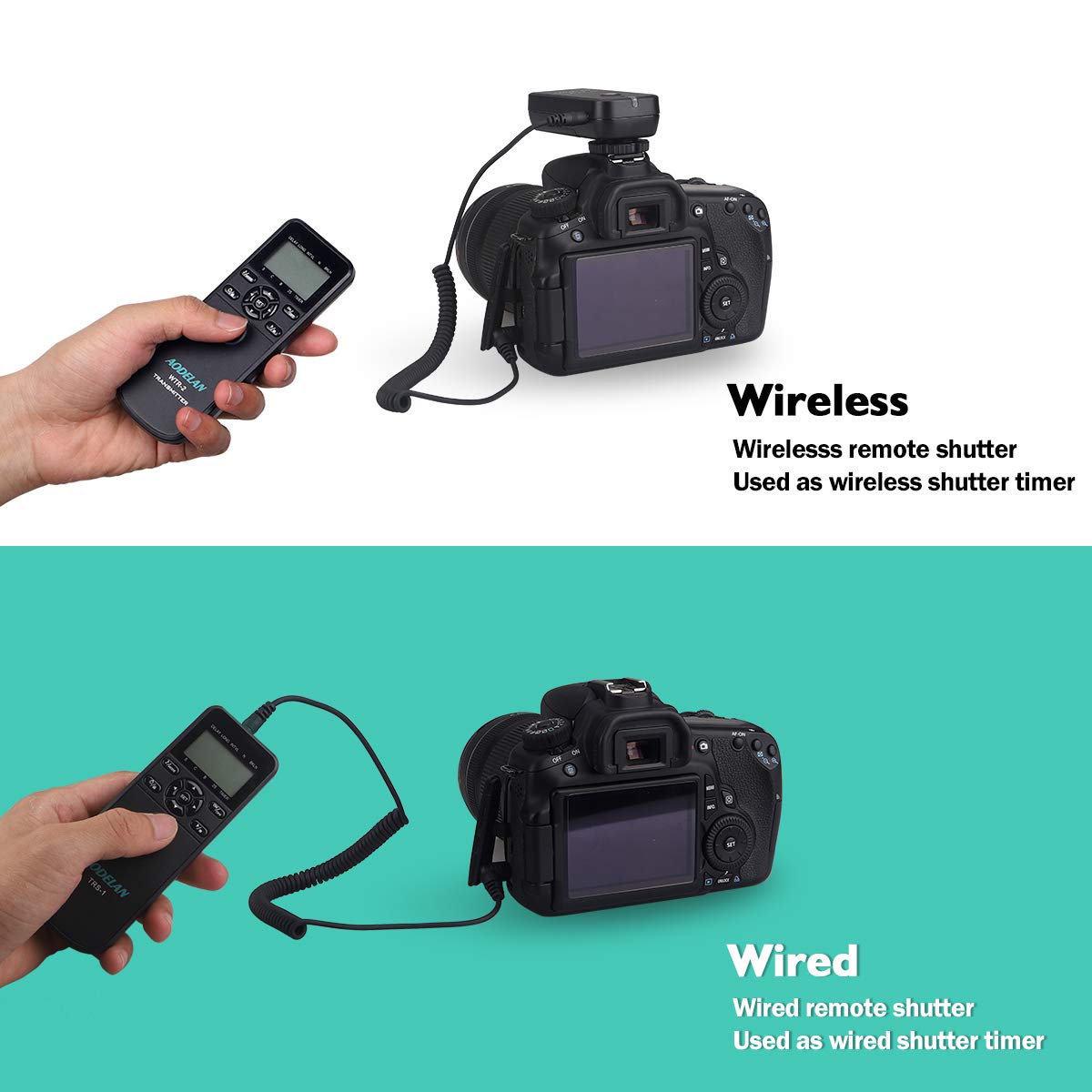 Camera Wireless Remote Control Timer Shutter Release with