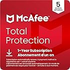 McAfee Total Protection 2026 Ready | 5 Device | Cybersecurity Software Includes Antivirus, Secure VPN, Password Manager, Dark