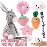 Speedy Panther 10Pcs Dog Toys Set Small Dogs Squeaky Plush Teething Rope Ball view 4