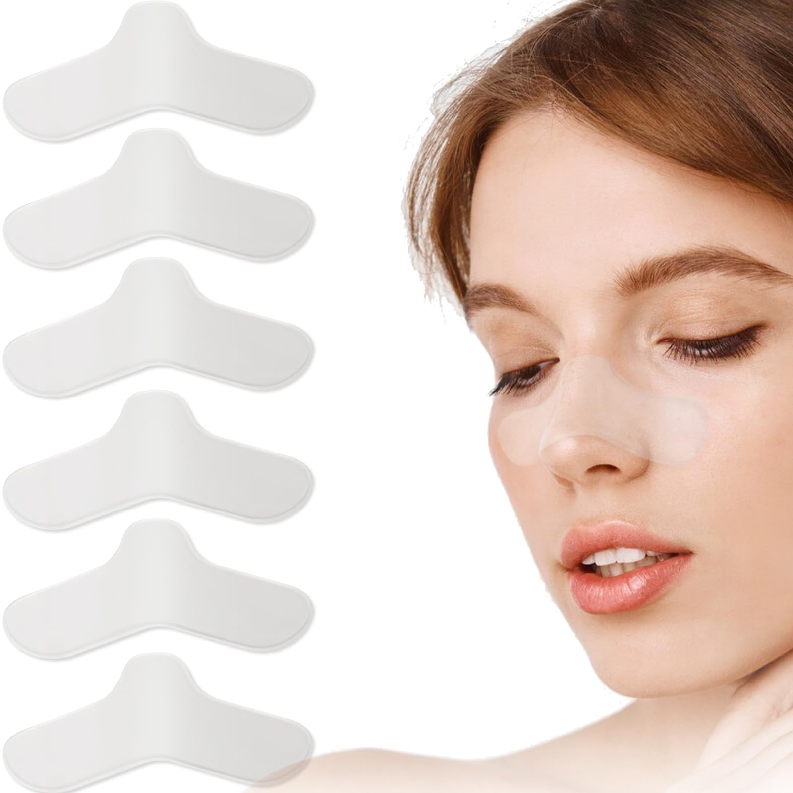 Photo 1 of (6-Pack) Calvana CPAP Nose Pads, Universal Fit for Most CPAP Masks, Enhanced Comfort for Sleep Therapy, Reusable Up to 15 Times, Reduces Pressure and Skin Irritation, Latex & Silicone Free