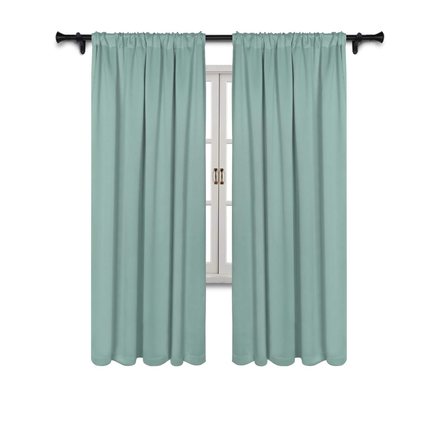 Best Aqua Dining Curtains