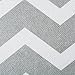 DII Non Woven Polyester Storage Bin, Chevron, Gray, Large Set of 2