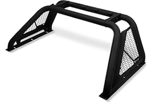 Armordillo CRB Roll Bar Chase Rack For 1/2 Ton Full Size Trucks|LED Light Mounts|04-24 F150 F-150|07-18 Silverado Sierra 1500|07-24 Tundra|04-24 Titan|19-24 Ram 1500|8710982 Chase Bar - Textured Black