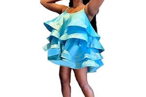 Yubnlvae Dresses for Women Summer 2023 New Elegant Women's Clothing Layered Printing Plastic Fishbone Mini Dress