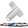 SUMK 3.2 USB Flash Drive for Tesla Model 3/Y/S/X, [Universal Model] 128GB, 200MB/S Memory Stick Compatible for Car Audio System & Dashcam Sentry Mode, Laptop, Tablet, Smart TV and Gaming Console