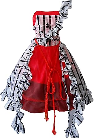red masquerade dress