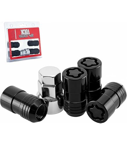Amazon.com: McGard 24216 Black Cone Seat Wheel Locks (M14X1.5