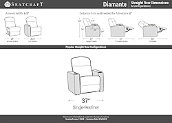 Seatcraft Diamante - Home Theater Seating - Living