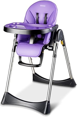 purple high chair