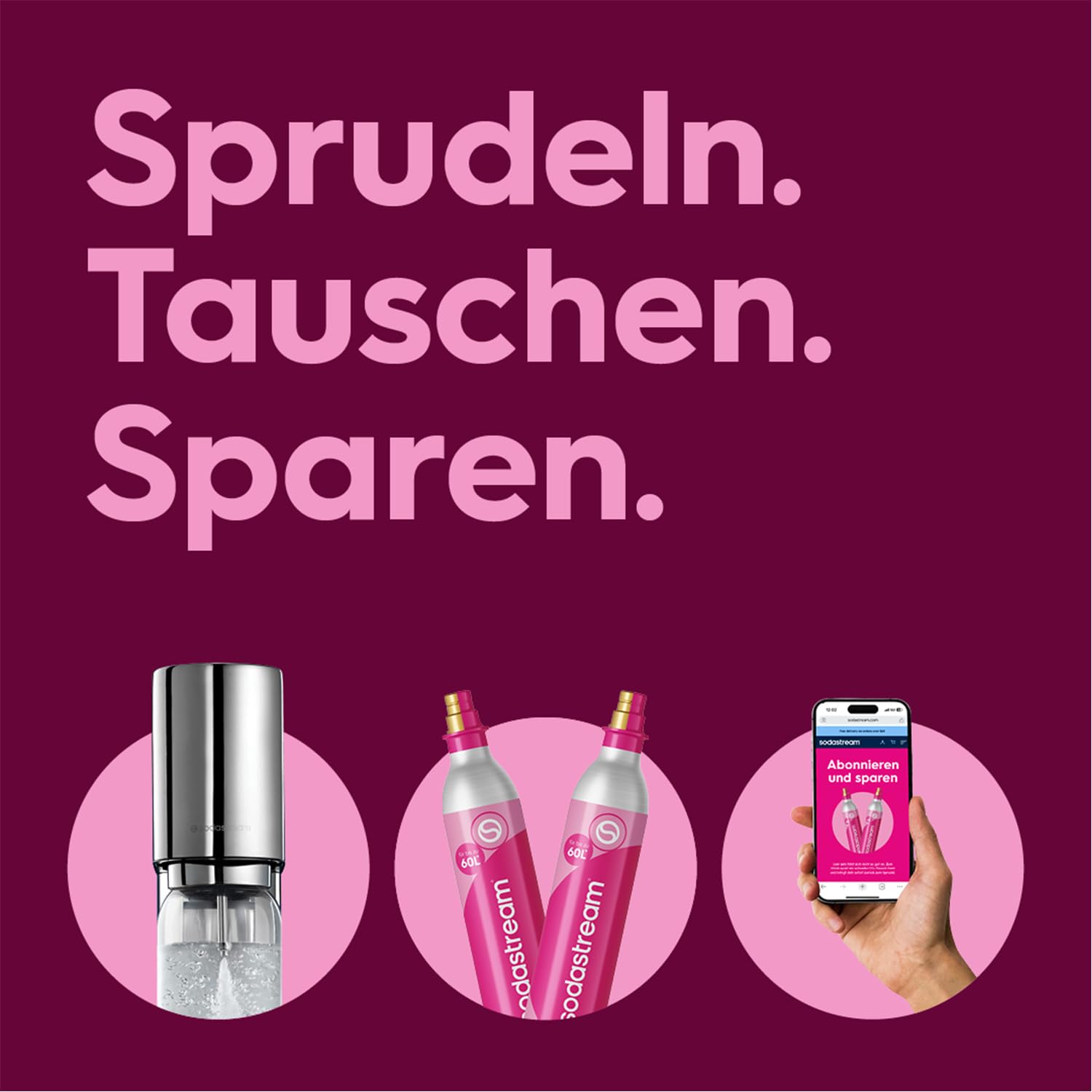 Sodastream ENSO Wassersprudler, Edelstahl Wassersprudler mit Quick Connect CO2-System, inkl. 1 CO2-Zylinder für bis zu 60L Sprudelwasser und 1 ENSO Sprudlerflasche, Sprudelwasser Maschine, Silber 8