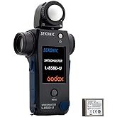 Sekonic L-858D-U Speedmaster Light Meter with RT-GX Transmitter Module, Incident &amp; 1&infin; Spot Meter with Flash Duration Analysis &amp; Godox/Flashpoint Wireless Control Bundle