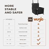 Wuglo Extra Stable Dog Car Seat with Seat Belt - Waterproof up to 12 kg view 3