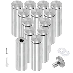 Luomorgo 12 Pcs 1" x 4" Stainless Steel Standoff