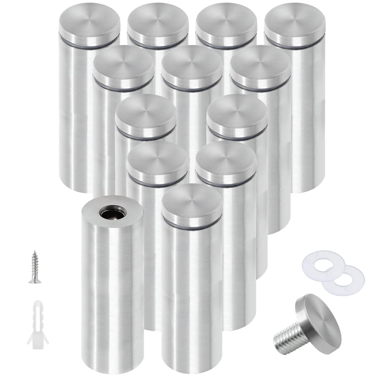 Luomorgo 12 Pcs 1" x 4" Stainless Steel Standoff