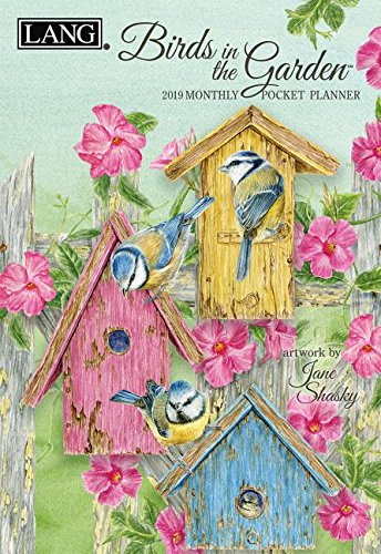 Birds in the Garden 2019 Monthly Pocket Planner by