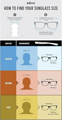 Revo Sunglasses Caper x Bear Grylls: Polarized Lens Filters UV