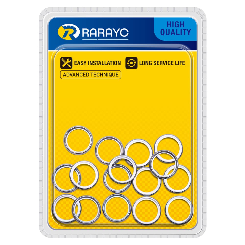 Photo 1 of 16 Pcs Oil Drain Plug Gaskets Crush Washers Seal Replacement for Subaru 803916010