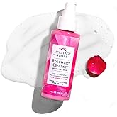 HERITAGE STORE Rosewater Facial Cleanser - Milk Face Wash Purifies and Nourishes w/Squalane, Rose Complex, Dry Skin to Combination Skin Care, Hypoallergenic, pH Balanced, Vegan, 60-Day Guarantee, 4oz