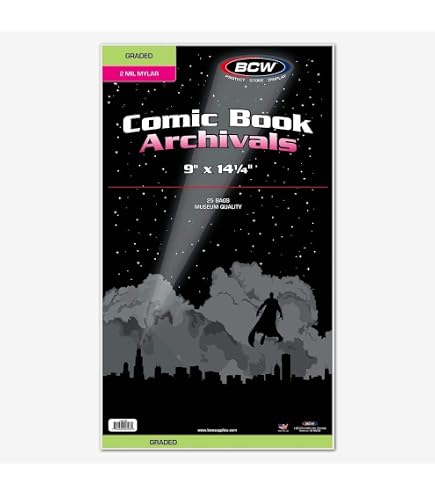 100 Pack Of BCW Treasury Size Resealable Comic Book Bags - 10.5" X 13.5"