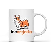 LINHCOQUETTE Incorgnito Funny Welsh Corgi Owner Dog Lover Coffee Mug, Gift For Men, Women, Ceramic Mug 11oz